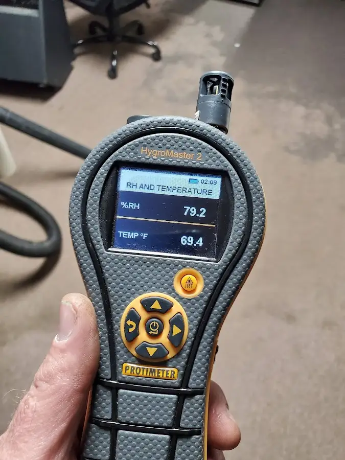 Moisture meter humidity assessment for Mold Remediation & Removal in Dumbarton